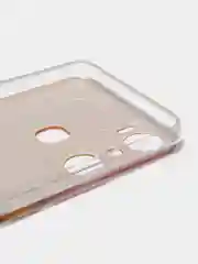 Желтый силиконовый чехол на Infinix HOT 20i / Инфиникс Хот 20i с рисунком, защита камеры