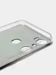 Угольный силиконовый чехол на Infinix HOT 20i / Инфиникс Хот 20i с рисунком, защита камеры