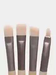 Серый меланж кисти для макияжа, 8 штук