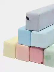 Бежевый меланж мелки цветные