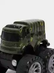Зелёный хаки машинка инерционная Monster Zap