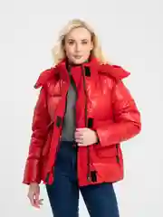 Красный куртка женская, демисезонная