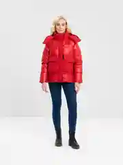 Красный куртка женская, демисезонная