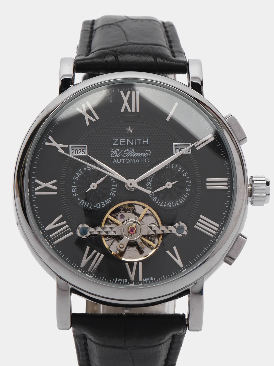 Черный часы мужские Zenith, механические