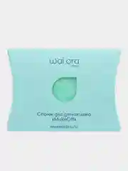 Мятный спонж для демакияжа MakeOff, 10 х 6 см