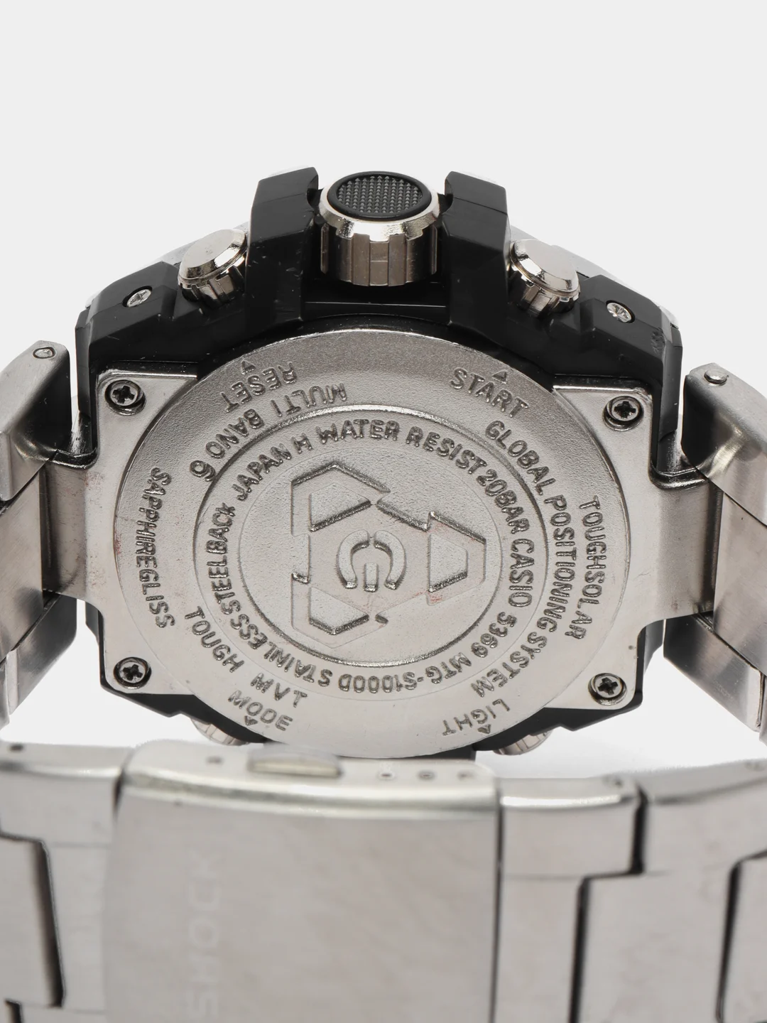 Серый меланж часы мужские G-Shock, стальные