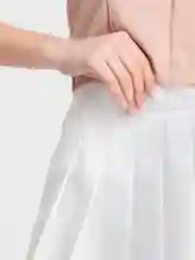 Индиго юбка женская в складку, теннисная, школьная, мини, плиссе