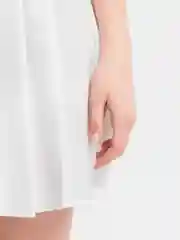 Индиго юбка женская в складку, теннисная, школьная, мини, плиссе