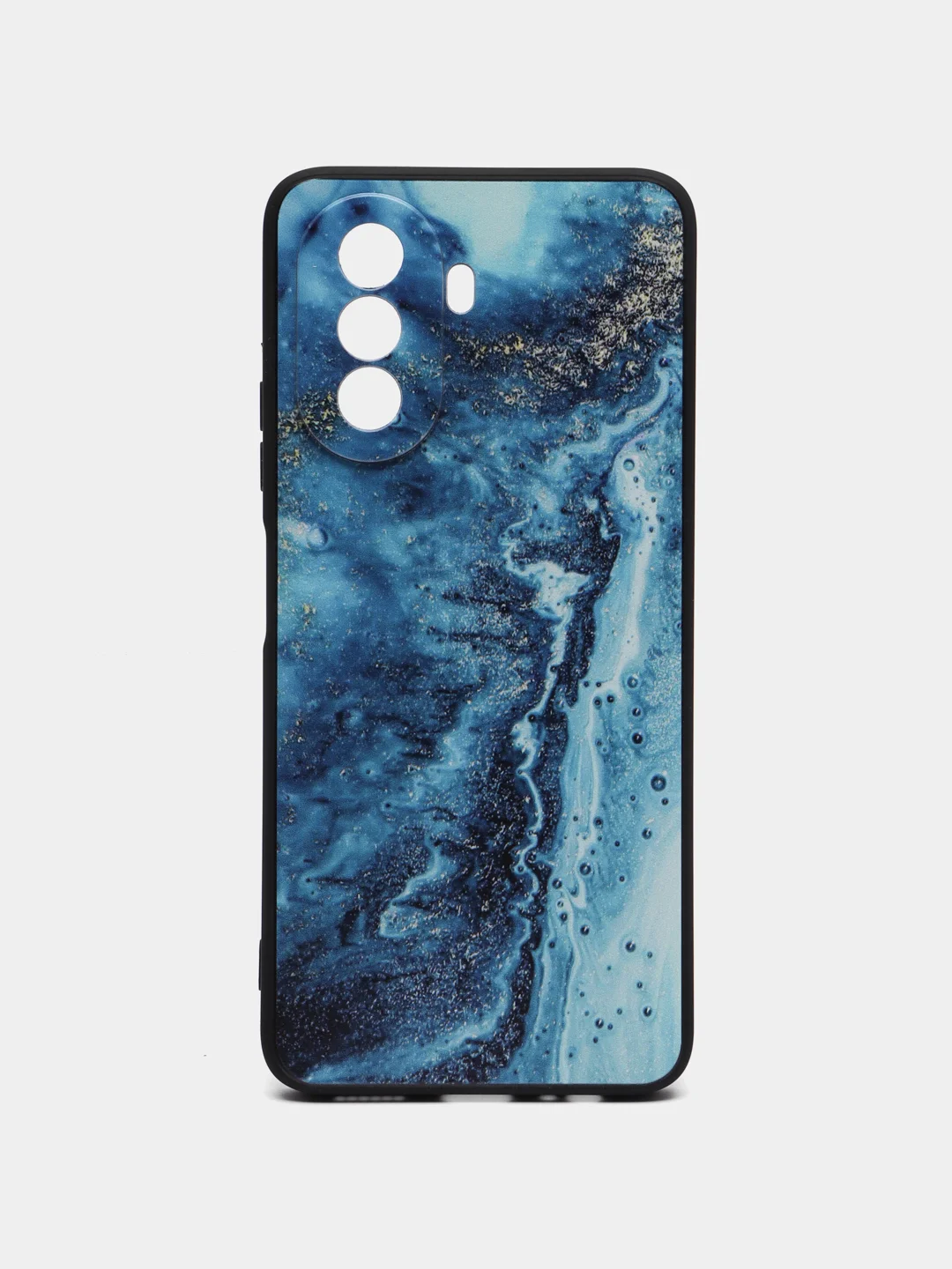 Тёмно-бирюзовый чехол Huawei Nova Y71 Y70 Y70 Plus с принтом с рисунком Хуавей Нова у70 у71