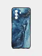 Тёмно-бирюзовый чехол Huawei Nova Y71 Y70 Y70 Plus с принтом с рисунком Хуавей Нова у70 у71
