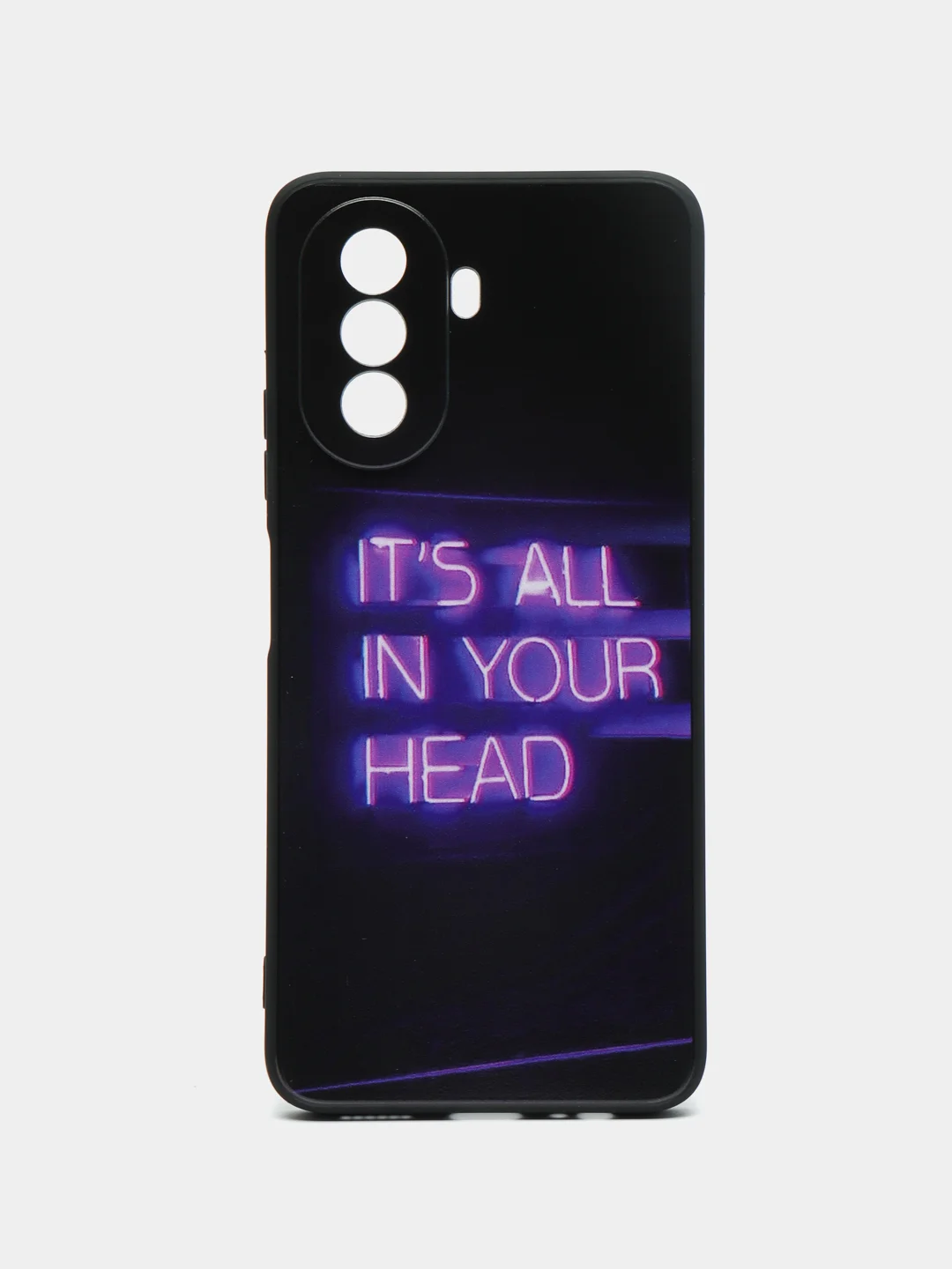 Серый чехол Huawei Nova Y71 Y70 Y70 Plus с принтом с рисунком Хуавей Нова у70 у71