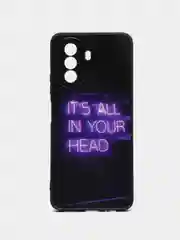 Серый чехол Huawei Nova Y71 Y70 Y70 Plus с принтом с рисунком Хуавей Нова у70 у71