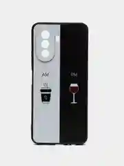 Бирюзовый чехол Huawei Nova Y71 Y70 Y70 Plus с принтом с рисунком Хуавей Нова у70 у71