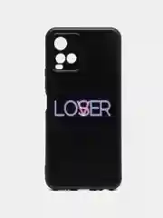 Зелёный хаки силиконовый чехол для Vivo Y33s / Y21 2021, с принтом, с рисунком (Виво У33С / у21 2021)