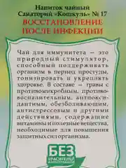 Фиточай №17 "Восстановление после инфекции", 20 ф.п
