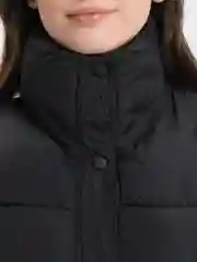 Черный жилет женский утепленный стеганый безрукавка теплая