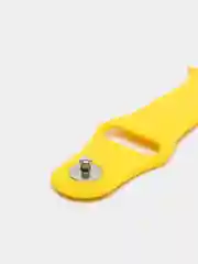 Желтый ремешок для Apple Watch 3, 4, 5, 6, SE, 7, 8, ultra, силиконовый