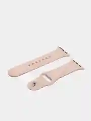 Пудровый ремешок для Apple Watch 3, 4, 5, 6, SE, 7, 8, ultra, силиконовый