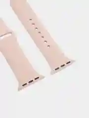 Пудровый ремешок для Apple Watch 3, 4, 5, 6, SE, 7, 8, ultra, силиконовый