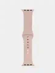Пудровый ремешок для Apple Watch 3, 4, 5, 6, SE, 7, 8, ultra, силиконовый