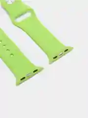 Салатовый ремешок для Apple Watch 3, 4, 5, 6, SE, 7, 8, ultra, силиконовый