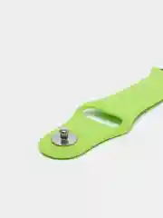 Салатовый ремешок для Apple Watch 3, 4, 5, 6, SE, 7, 8, ultra, силиконовый