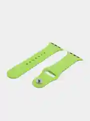 Салатовый ремешок для Apple Watch 3, 4, 5, 6, SE, 7, 8, ultra, силиконовый