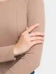 Алый парные кольца 2 штуки