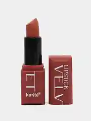 Коричневый помада матовая для губ VELVET "Karite Lipstick" Стойкая