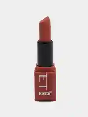 Коричневый помада матовая для губ VELVET "Karite Lipstick" Стойкая