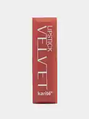 Бордовый помада матовая для губ VELVET "Karite Lipstick" Стойкая