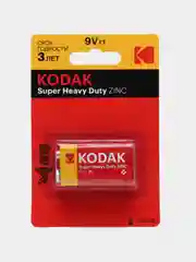 Батарейка крона 6F22 Kodak Super Heavy Duty, 9V