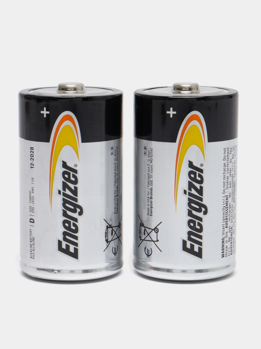 Батарейки Energizer Alkaline Power LR20 (D) 2 шт