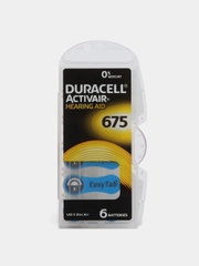 Батарейки для слуховых аппаратов Duracell 675 (ZA675, PR44, DA675, V675A)