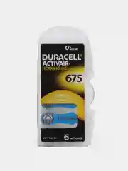 Батарейки для слуховых аппаратов Duracell 675 (ZA675, PR44, DA675, V675A)