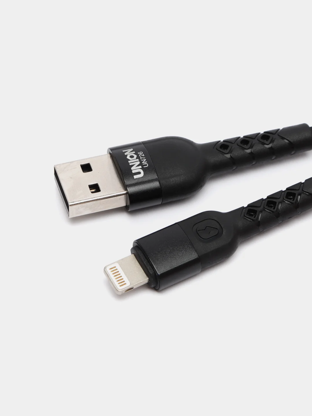 Черный бронированный кабель USB, Lightning, Micro, Type-C
