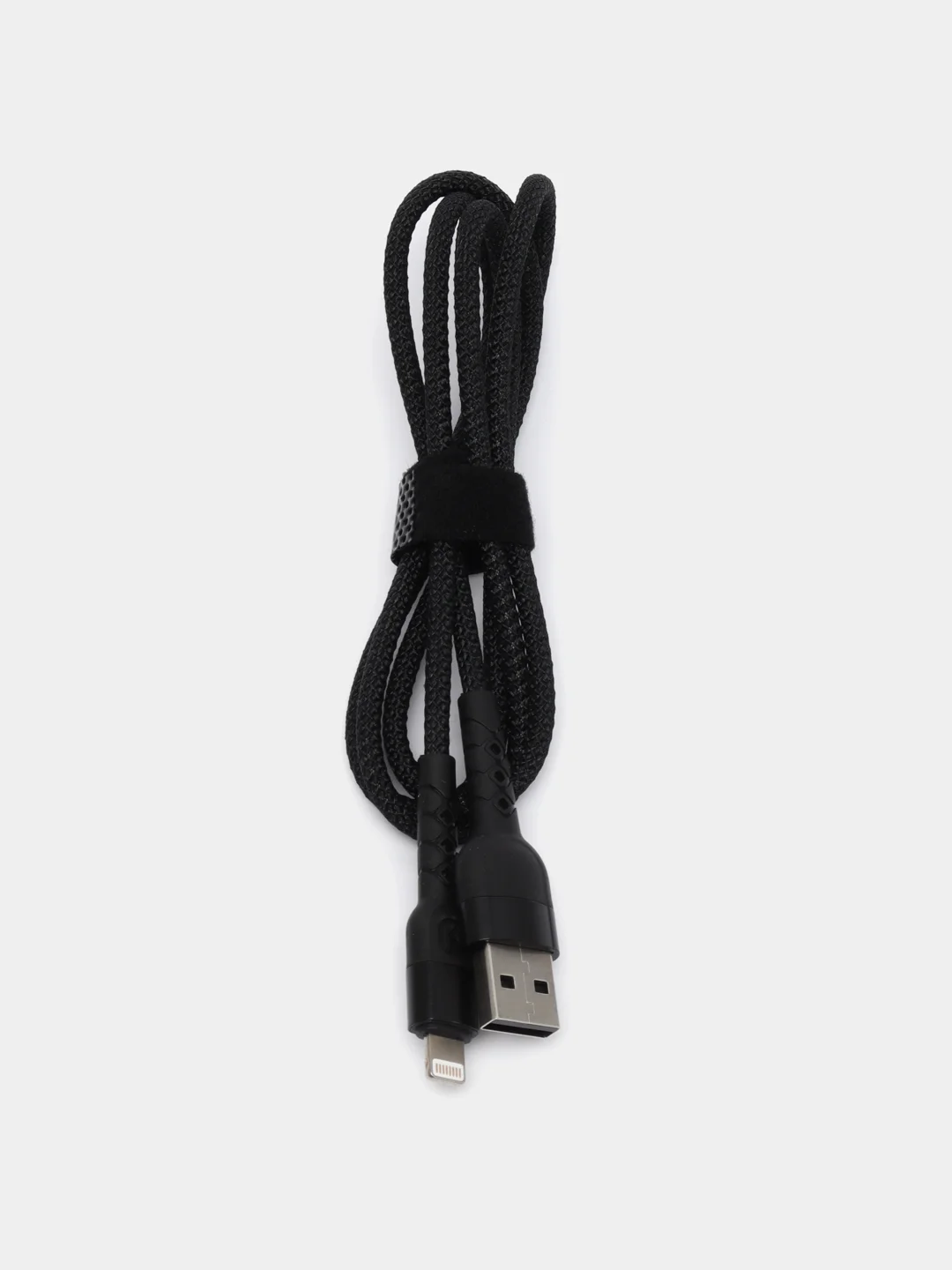 Черный бронированный кабель USB, Lightning, Micro, Type-C