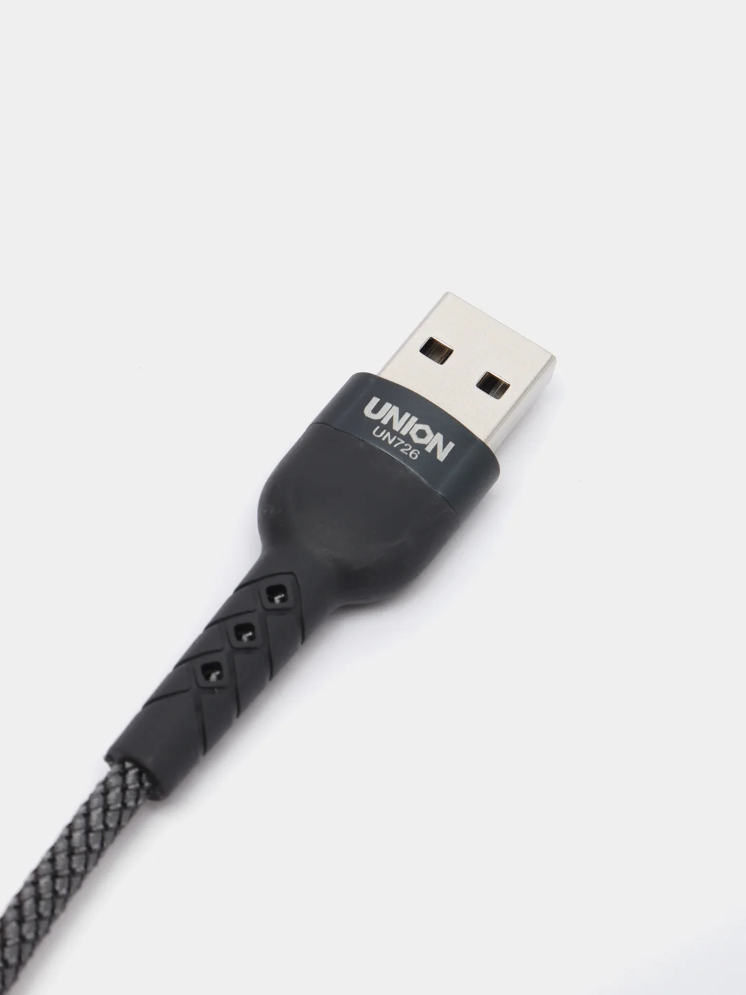 Серый бронированный кабель USB, Lightning, Micro, Type-C