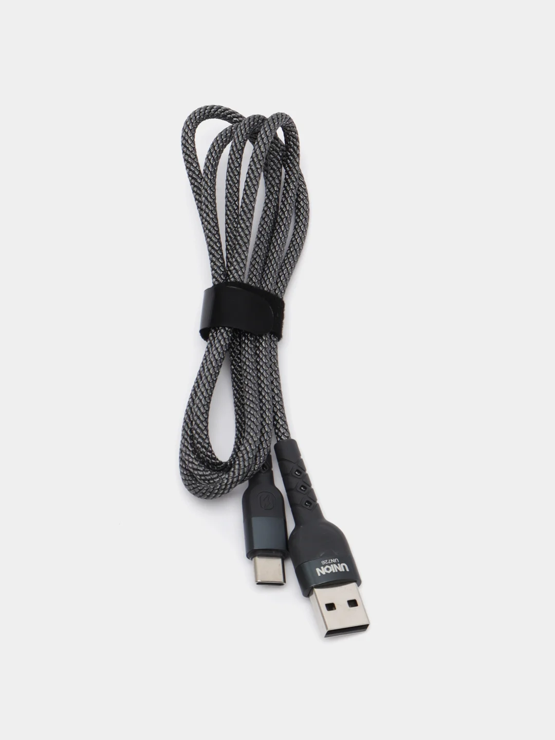 Серый бронированный кабель USB, Lightning, Micro, Type-C