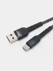 Серый бронированный кабель USB, Lightning, Micro, Type-C
