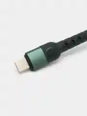 Зеленый бронированный кабель USB, Lightning, Micro, Type-C