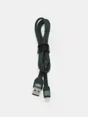 Зеленый бронированный кабель USB, Lightning, Micro, Type-C