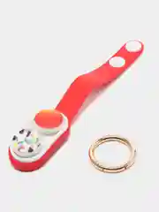 Красный игрушка-антистресс брелок Pop Puck, с магнитами