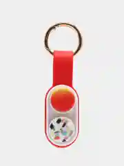 Красный игрушка-антистресс брелок Pop Puck, с магнитами
