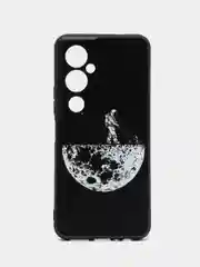 Мятный силиконовый чехол для Tecno Pova 4 Pro, с принтом, с рисунком (Техно Пова 4 Про)