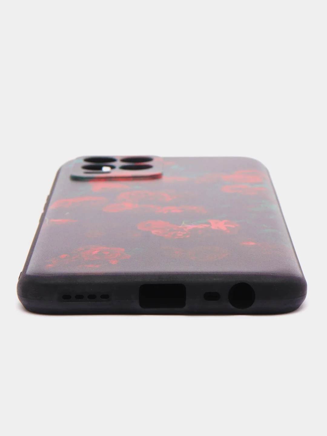 Оранжевый силиконовый чехол для Realme 8 4G/Realme 8 Pro (Реалми 8/8 Про), с принтом, с рисунком