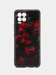 Оранжевый силиконовый чехол для Realme 8 4G/Realme 8 Pro (Реалми 8/8 Про), с принтом, с рисунком
