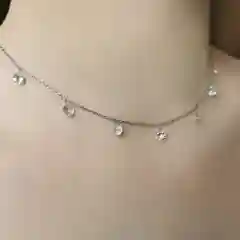 Цепочка чокер с камнями
