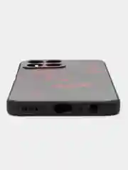 Оранжевый силиконовый чехол для Honor X8 4G, с принтом, с рисунком (Хонор Х8 4 Джи)