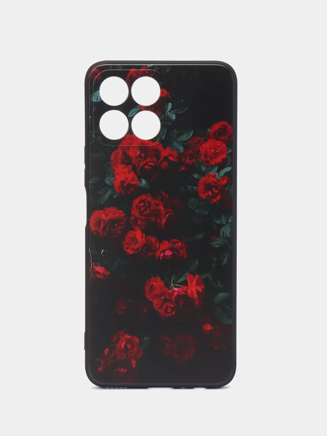 Оранжевый силиконовый чехол для Honor X8 4G, с принтом, с рисунком (Хонор Х8 4 Джи)